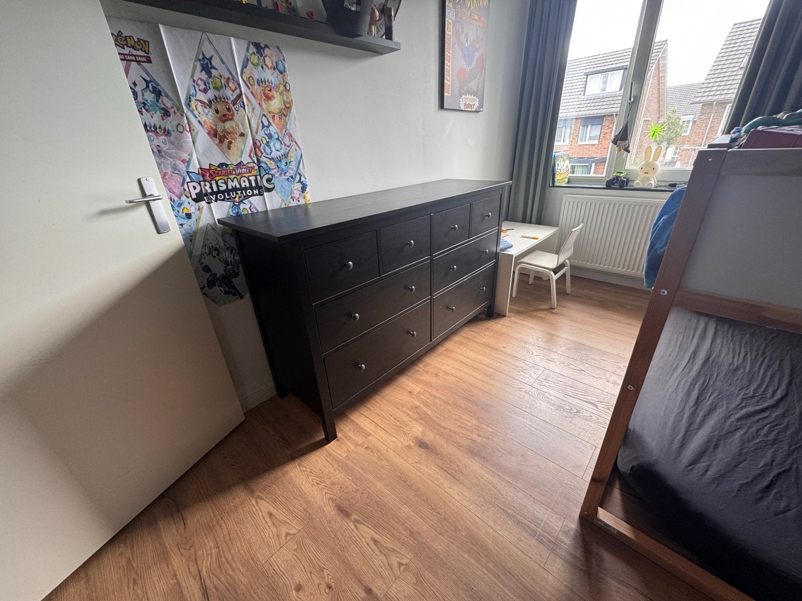IKEA Hemnes Ladekast/Commode - Zwartbruin, Huis en Inrichting, Kasten | Ladekasten, Ophalen, Gebruikt, 5 laden of meer, 150 tot 200 cm