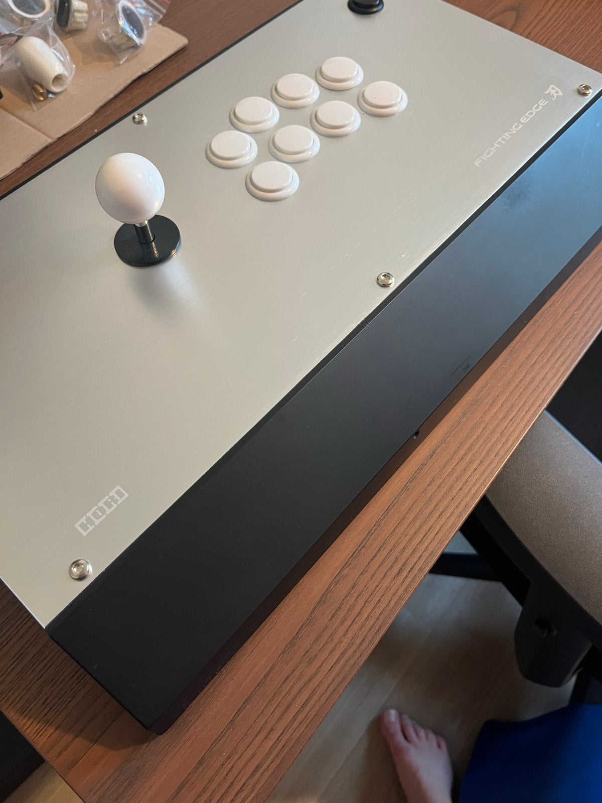Hori Fighting Edge PS5/PS4 Arcade Stick + extra onderdelen, Spelcomputers en Games, Ophalen of Verzenden, Zo goed als nieuw, Controller