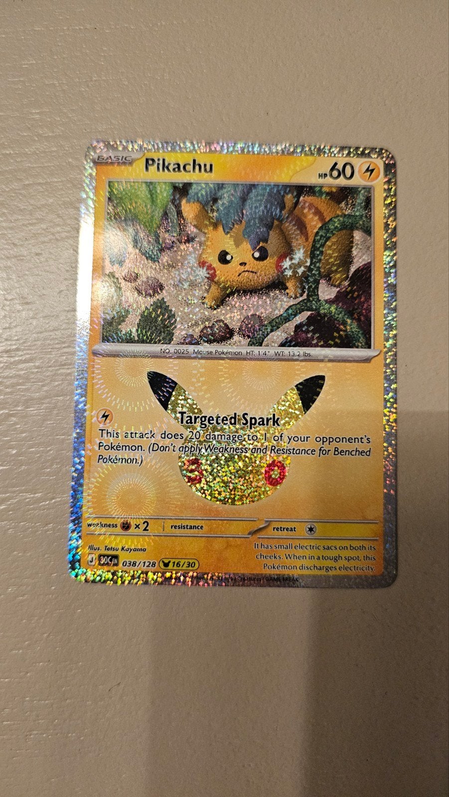 Pikachu 38/128, Ophalen of Verzenden