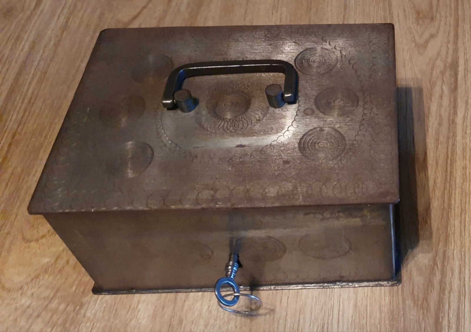 Vintage Beaumont geldkist, Ophalen of Verzenden, Huis en Inrichting