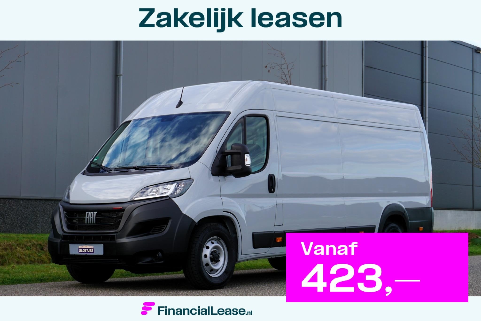 Fiat Ducato 35H 2.2 MultiJet L4H2 180 pk |in topstaat |1e ei, Voorwielaandrijving, Stof, Gebruikt, 4 cilinders