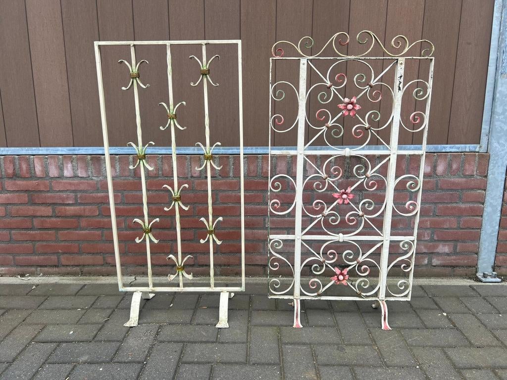 Smeedijzer terrasafscheiding / Hek / Tuindecoratie, Tuin en Terras, Ophalen, Gebruikt