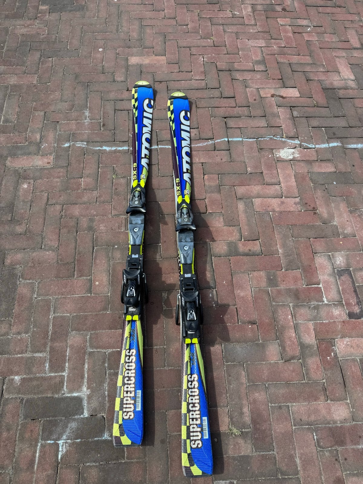 Atomic 6:xs Supercross ski's, 140 tot 160 cm, Gebruikt, Ophalen of Verzenden, Carve