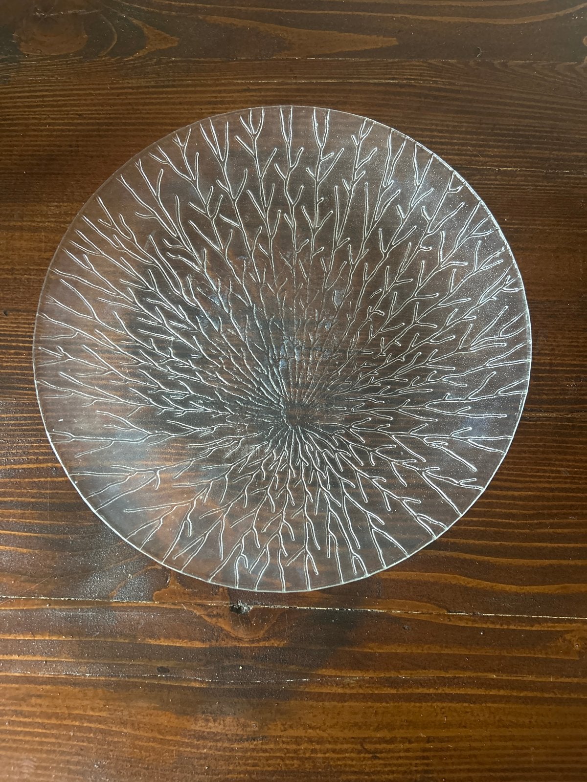 Vintage Hadeland Glassverk "Furu" schaal - Severin Brørby, Ophalen of Verzenden