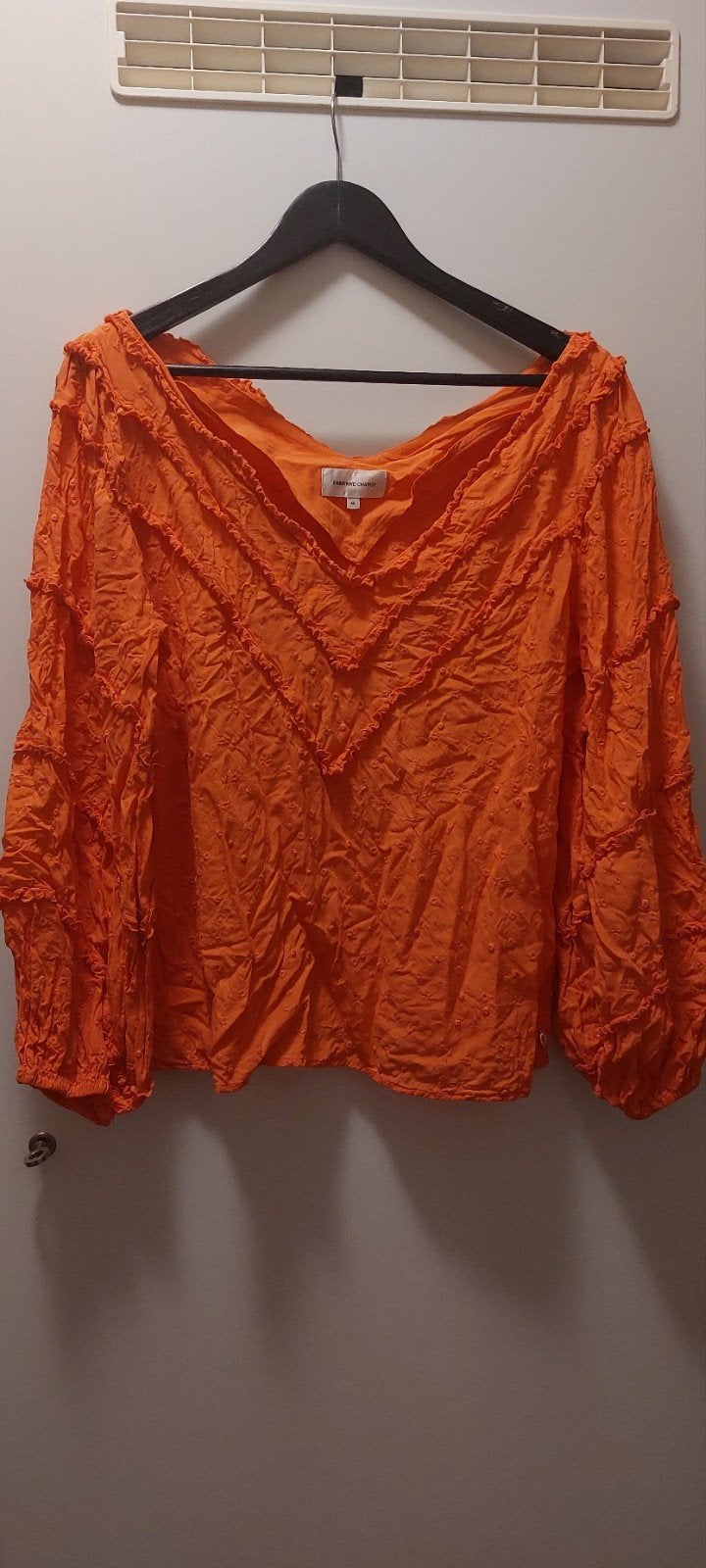 Fabienne Chapot Blouse Koraal oranje  Maat 42, Maat 42/44 (L), Oranje, Ophalen of Verzenden, Zo goed als nieuw