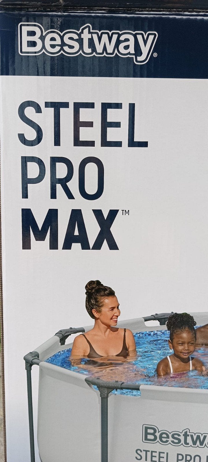 zwembad Bestway Steel Pro Max Opzetzwembad - in doos, Minder dan 80 cm, Rond, 300 cm of meer, Ophalen of Verzenden