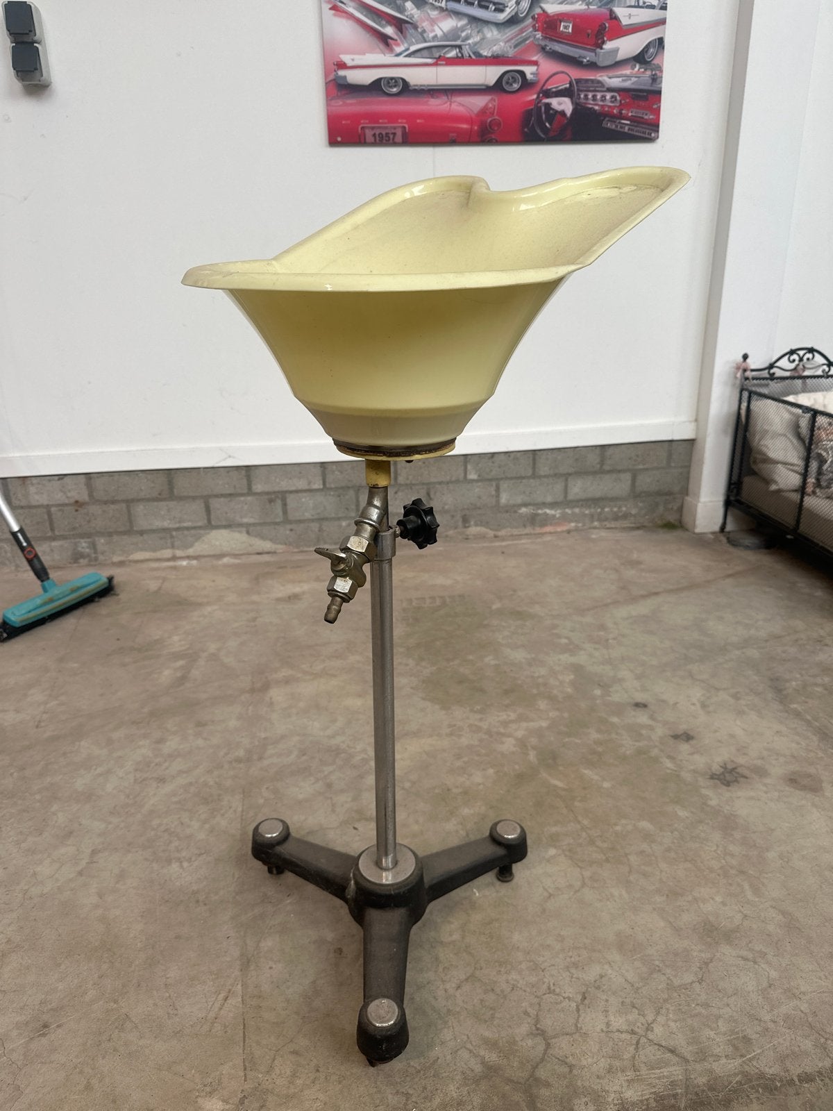 Vintage kappers wasbak., Antiek en Kunst, Ophalen of Verzenden