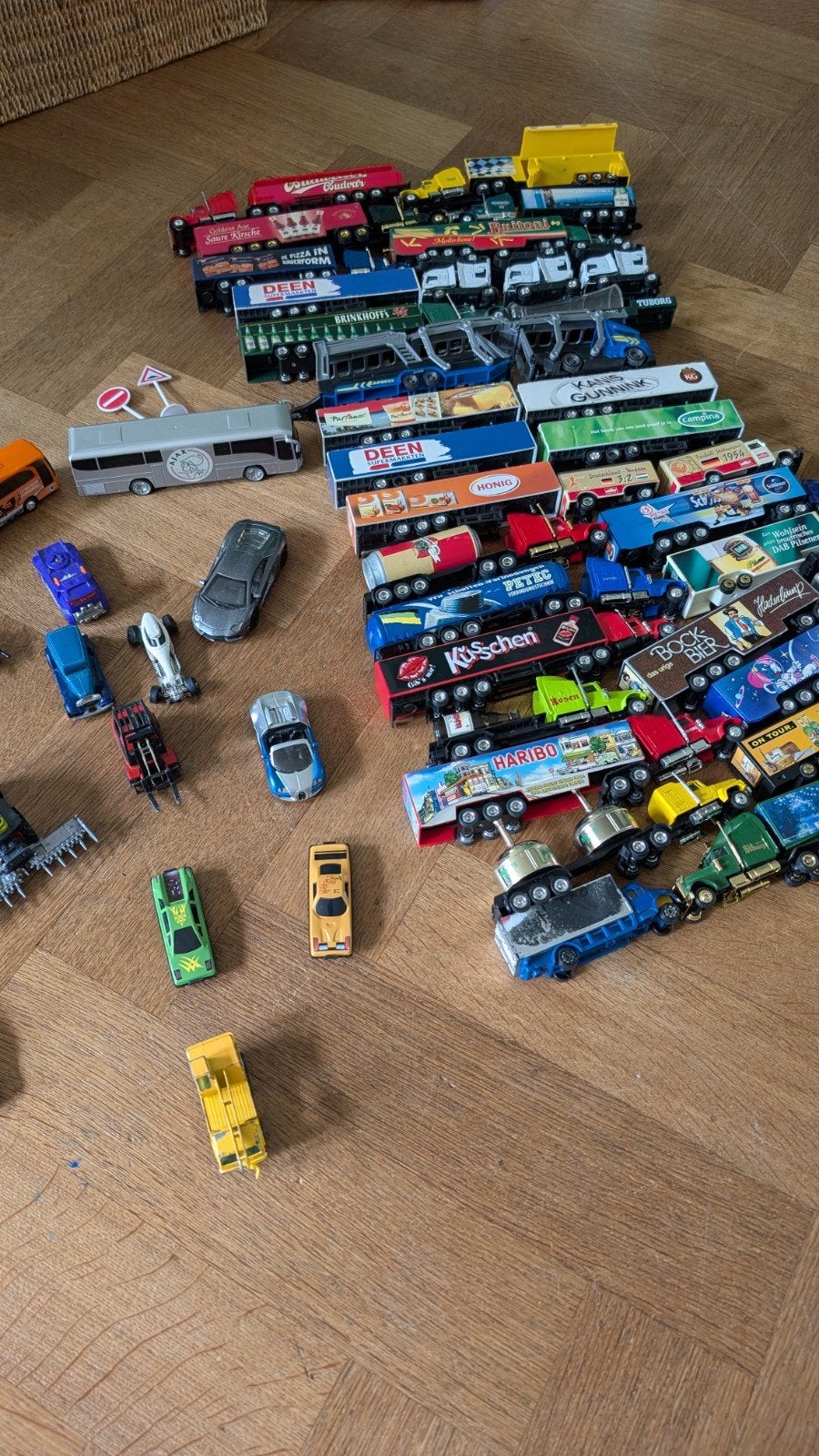 Grote collectie speelgoedauto's en vrachtwagens, Ophalen of Verzenden, Gebruikt