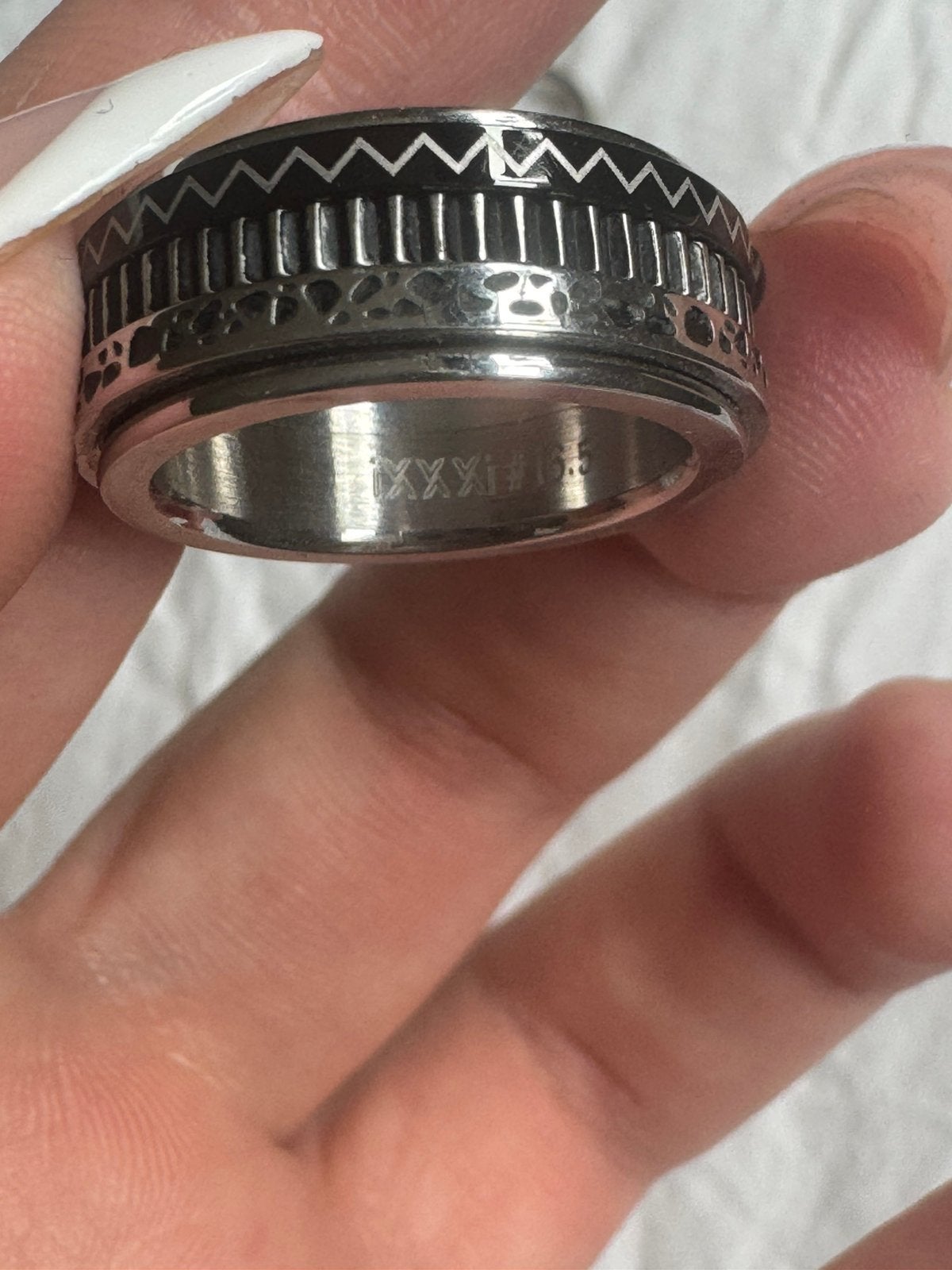 IXXXI ring, Sieraden, Tassen en Uiterlijk, Ringen, Ophalen of Verzenden, Zo goed als nieuw, Zilver, Dame