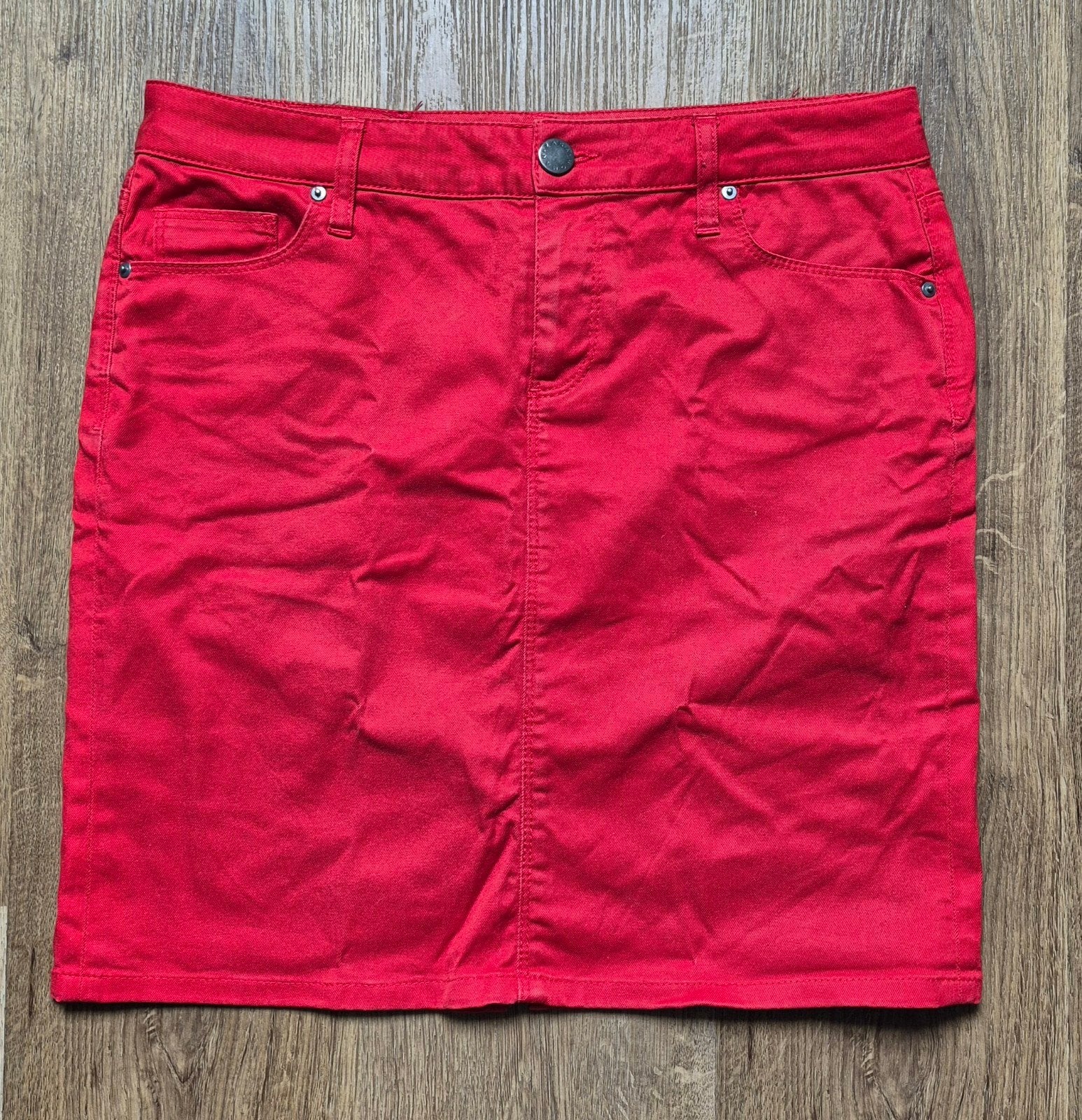 Zara Woman jeans rokje rood maat M, Maat 38/40 (M), Ophalen of Verzenden, Zo goed als nieuw, Boven de knie