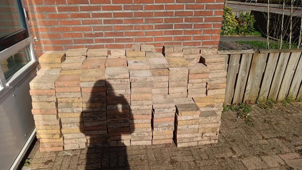 Gratis gebruikte stenen, Tuin en Terras, Tegels en Klinkers, Gebruikt, Terrastegels, Beton, 5 tot 10 m², Ophalen