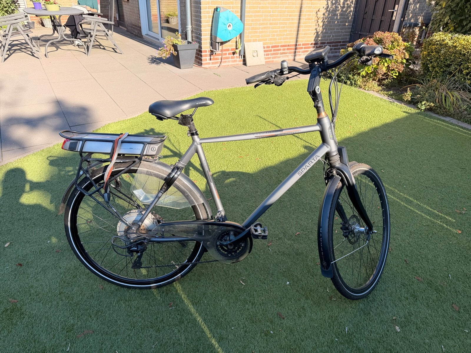Sparta ION E-bike met 20 versnellingen en automatische verli, Ophalen, Gebruikt, Minder dan 30 km per accu, Sparta