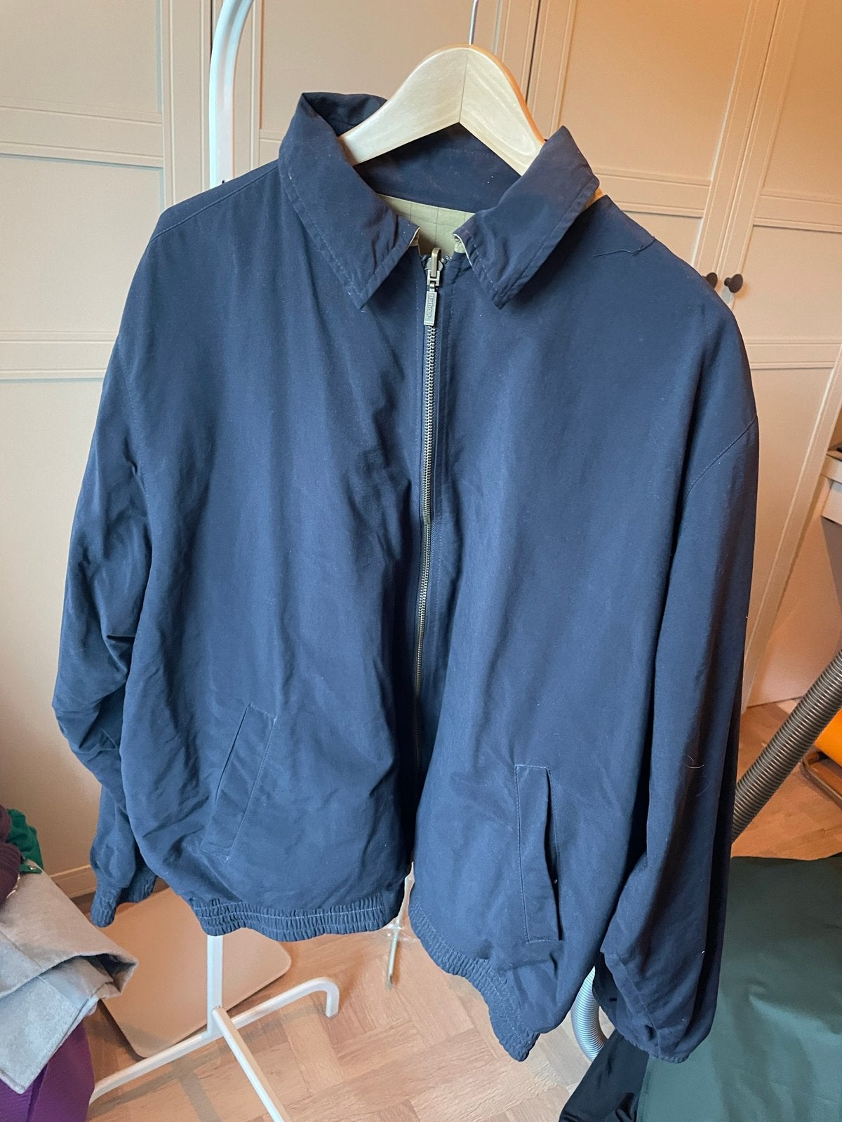 Barbour Ayr Reversible Jas - XL, Ophalen of Verzenden, Zo goed als nieuw, Maat 56/58 (XL), Blauw