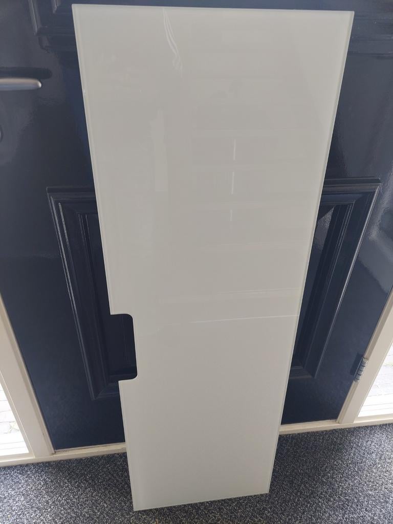 IKEA BESTA Glasplaat - Wit 120x40 cm, Huis en Inrichting, Kasten | Overige, Zo goed als nieuw, Ophalen