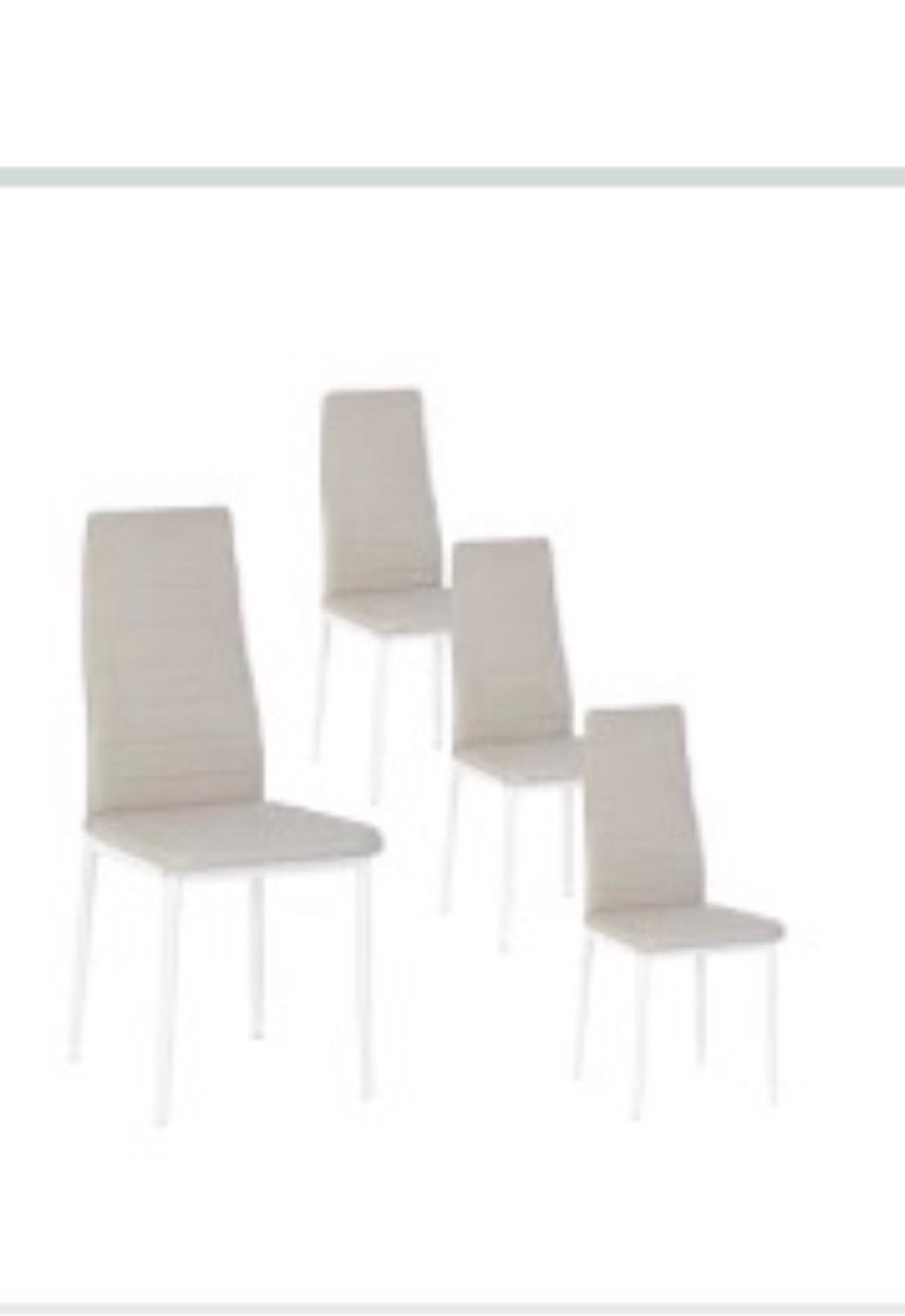Nieuwe eetkamerstoelen 4 x, Ophalen, Overige kleuren, Nieuw, Stof