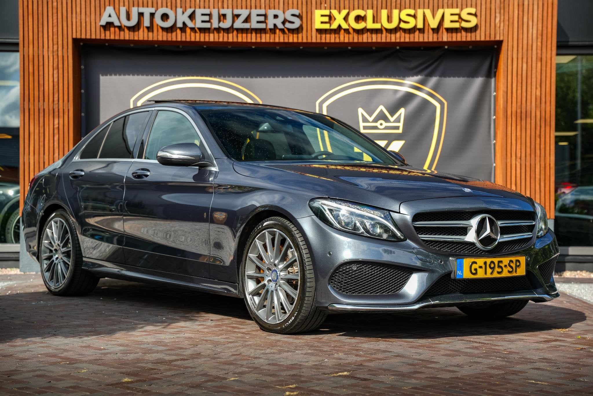 Mercedes-Benz C-klasse 200 Prestige AMG Panoramadak Leer Cam, Automaat, 4 cilinders, 184 pk, Sedan