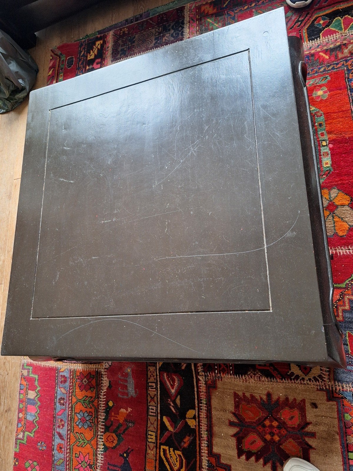 Antieke Chinese Salontafel - Donker Hout, Ophalen