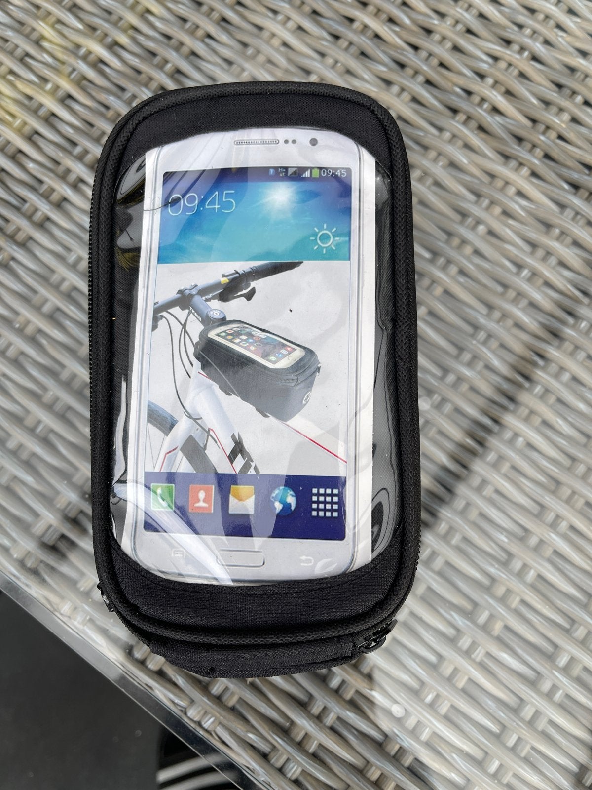 Fiets Telefoonhouder Tas - Waterdicht & Touchscreen, Ophalen of Verzenden, Zo goed als nieuw