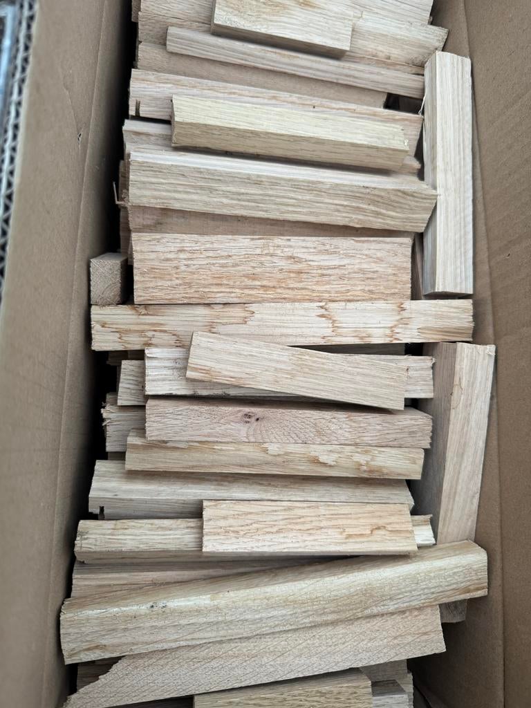 Eikenhout ovengedroogd voor rook- of pizzaoven (9,5 kg), Minder dan 3 m³, Ophalen of Verzenden, Eikenhout, Blokken