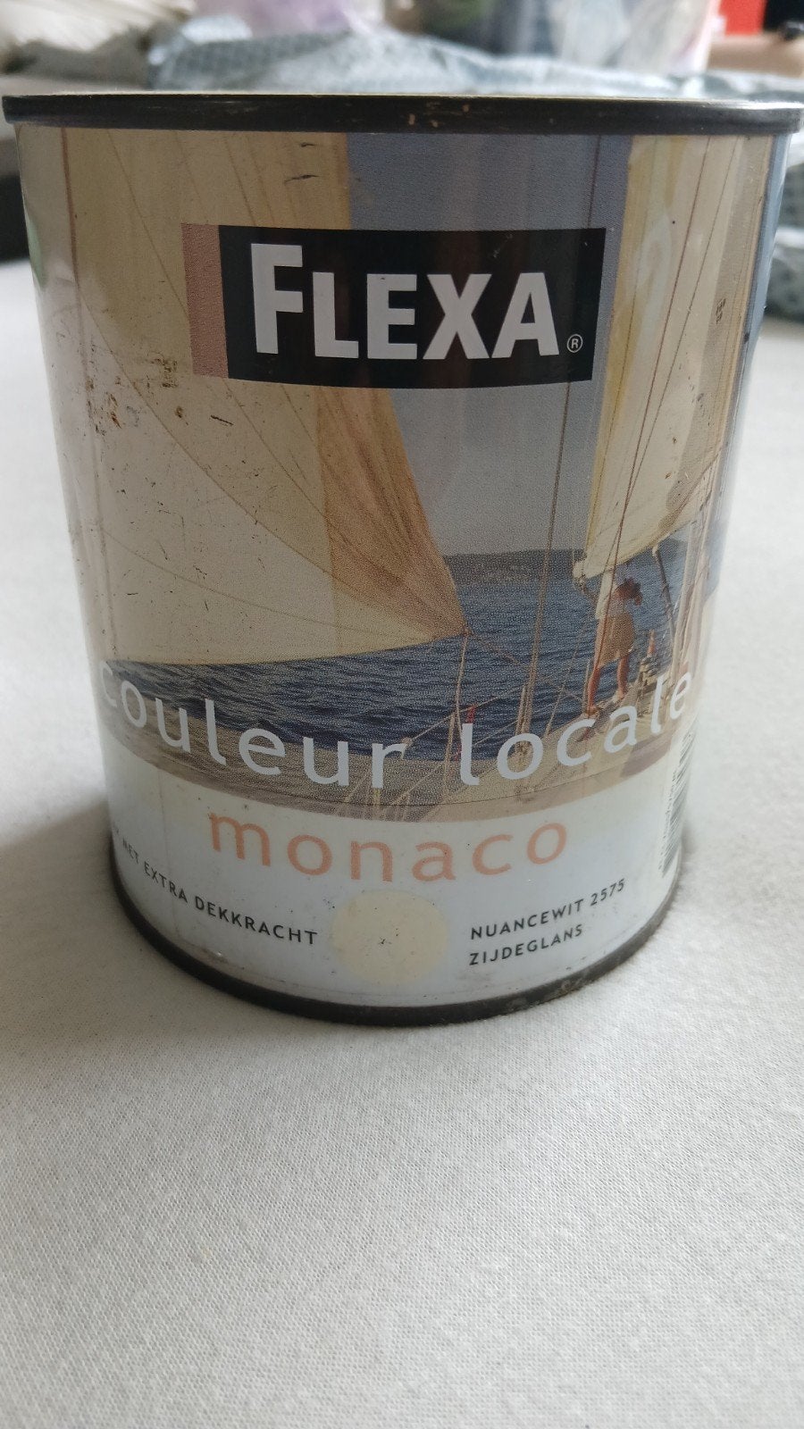 Flexa Couleur Locale Monaco Zijdeglans Nuancewit 0,75L, Ophalen, Wit, Nieuw, Verf