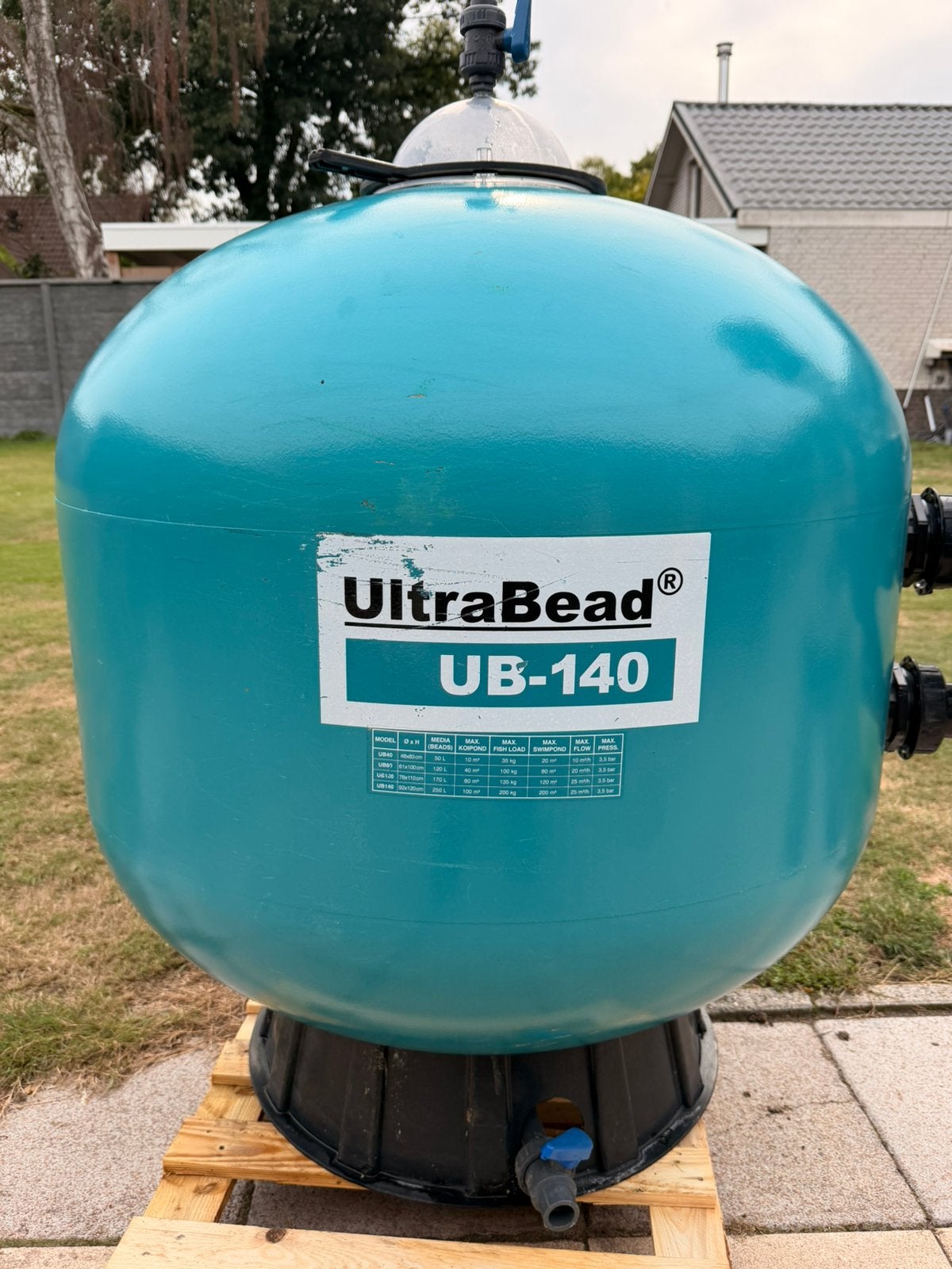 AquaForte UltraBead UB-140 – zo goed als nieuw – compleet!, Ophalen of Verzenden, Zo goed als nieuw, Vijverfilter