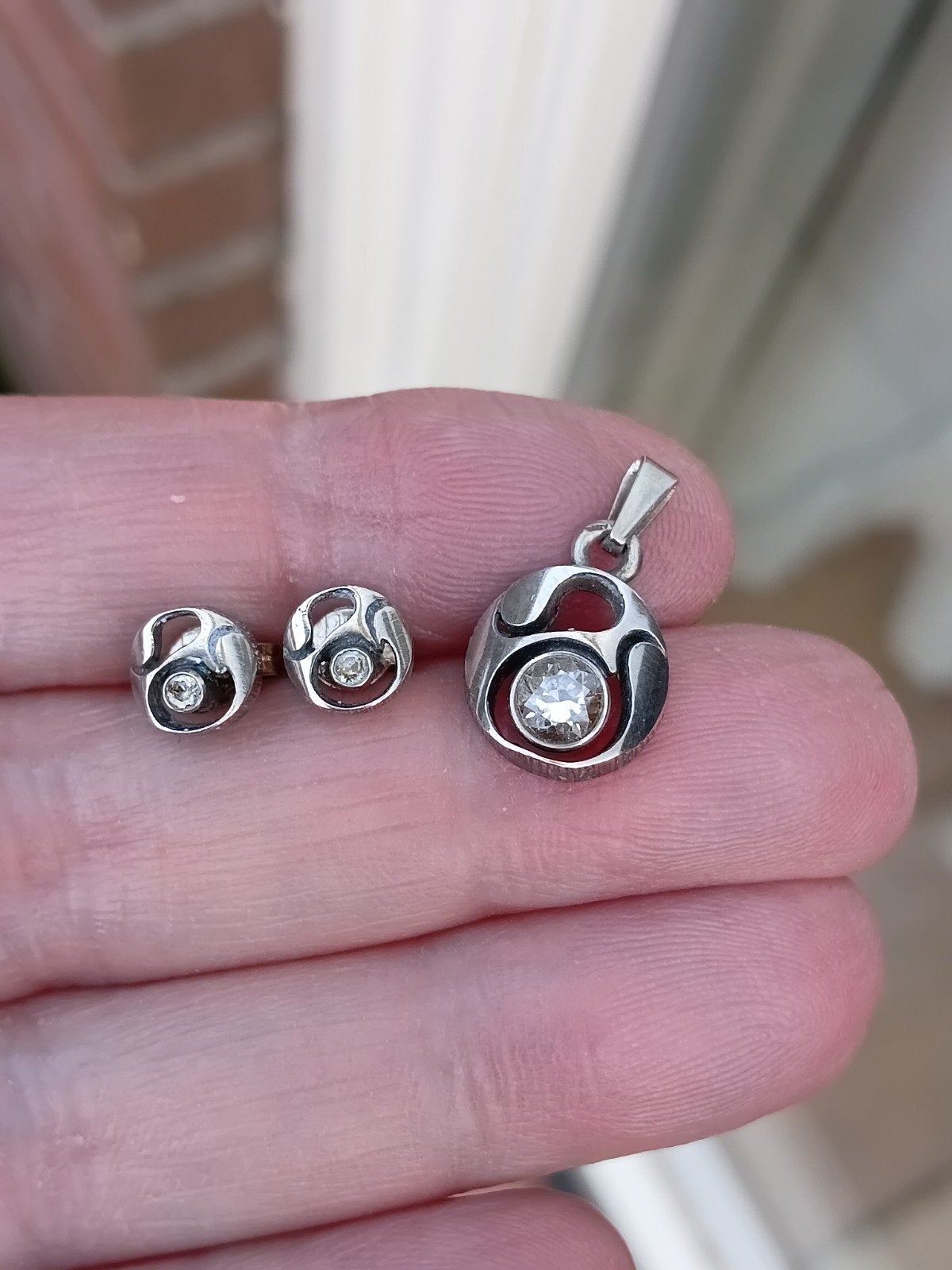 mooie zilveren sieraden van Karl Laine Finland, Ophalen of Verzenden, Zilver
