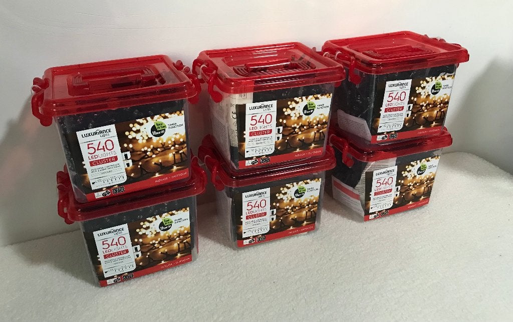 Nieuw Kerstverlichting Cluster 16m – 540 lampjes – 3 dozen, Ophalen, Nieuw, Overige