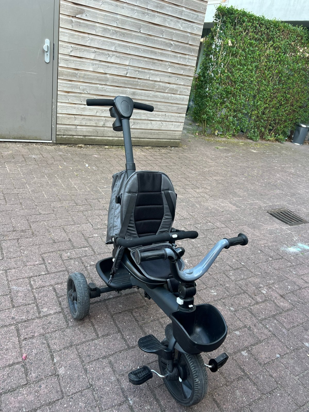 Lionelo Driewieler - Grijs, Ophalen, Duwstang