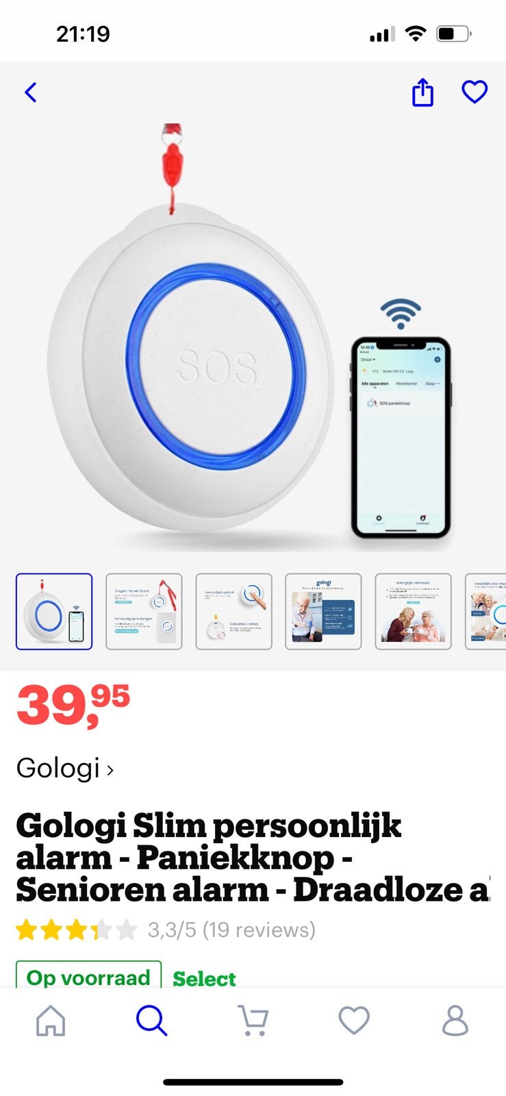 Persoonlijk alarm, Detector, Sensor of Melder, Nieuw, Ophalen of Verzenden, Overige soorten