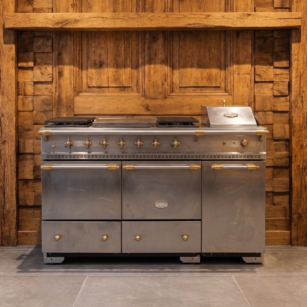 Lacanche Cluny 150 cm · 5 pits · 2 ovens · in showroomstaat, 60 cm of meer, Refurbished, Ophalen of Verzenden, Gas