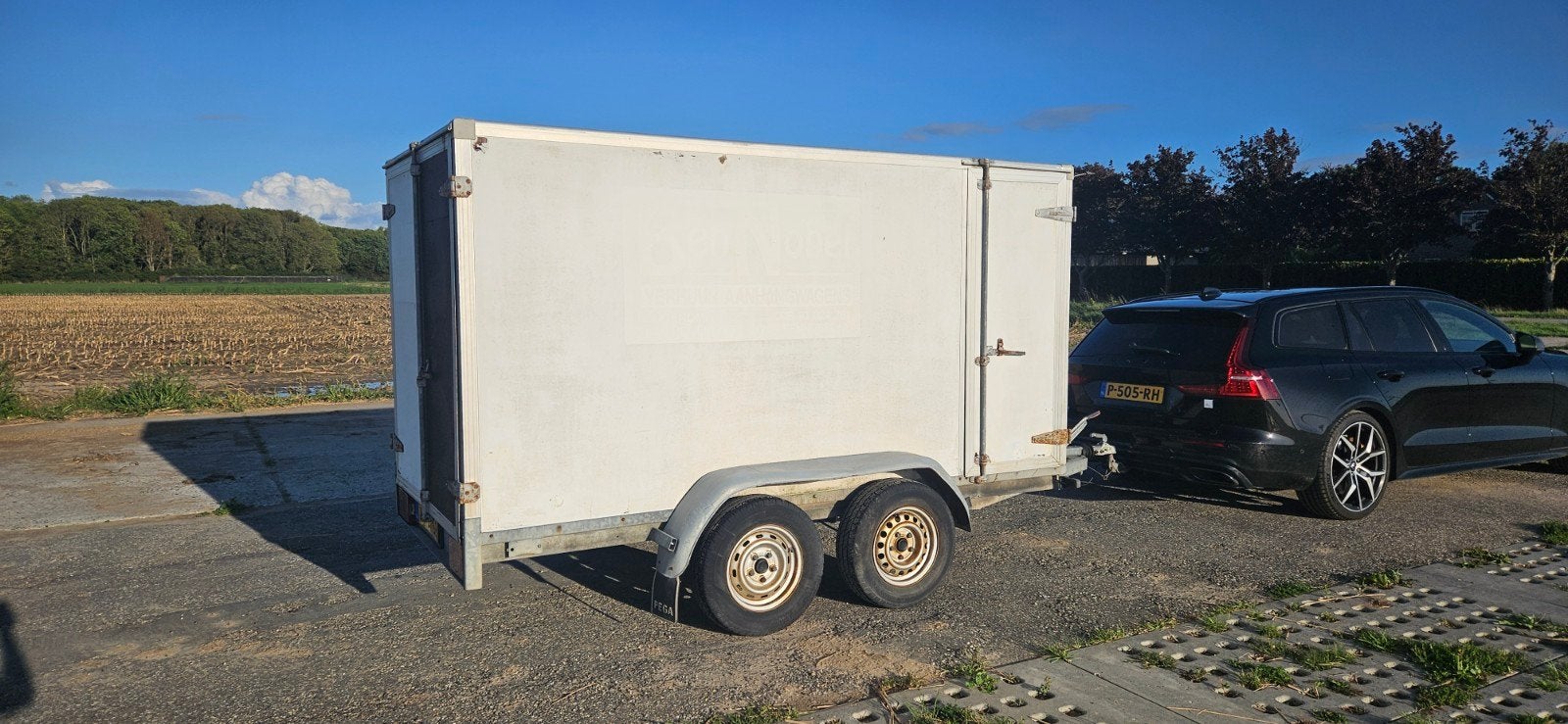 Gesloten tandemasser aanhanger 300x150x155 geremd, project, Auto diversen, Ophalen, Gebruikt