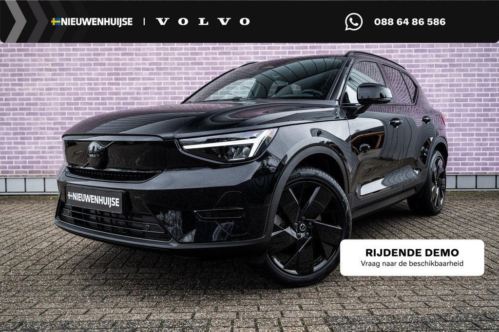 Volvo EX40 Single Motor Ext. Range Plus Bl. Ed Europa 82 kWh, Auto's, Volvo, Automaat, 12 maanden, Zwart, Origineel Nederlands