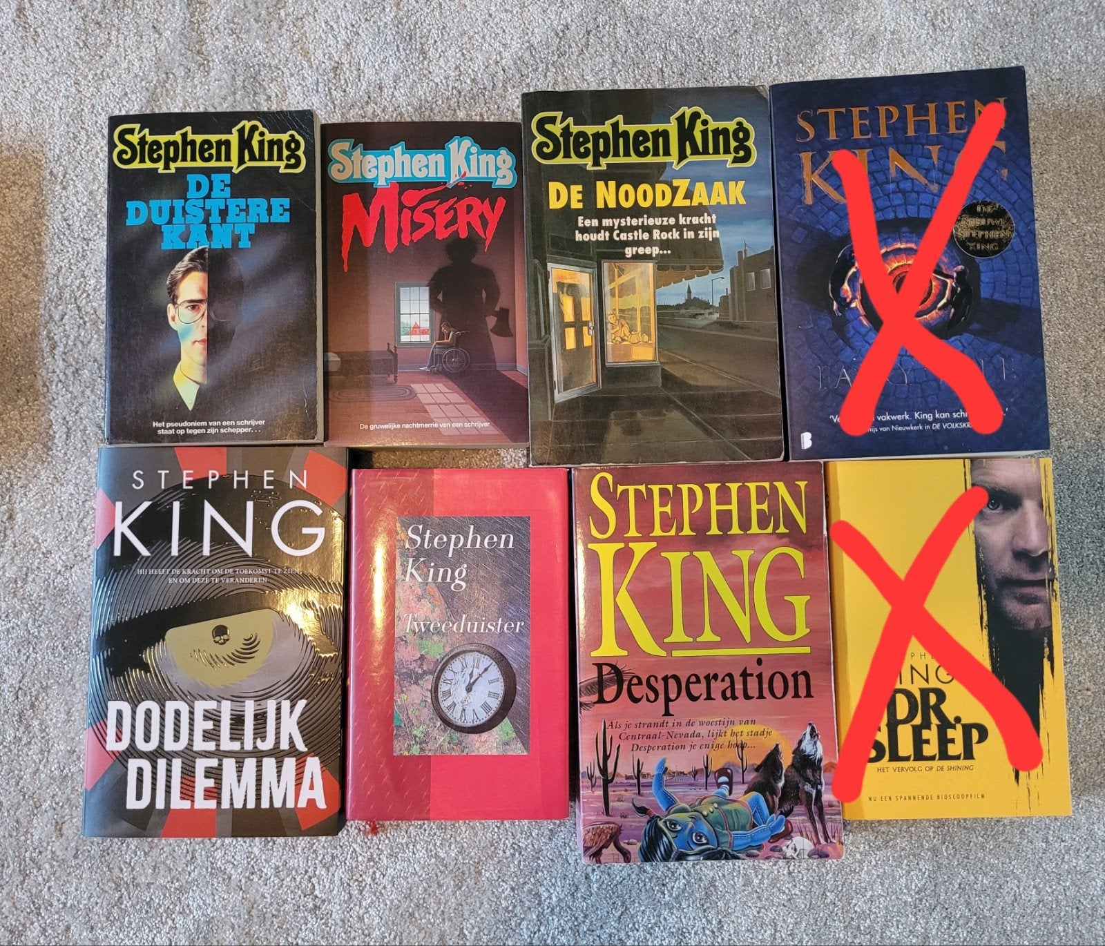 Stephen King boeken - Los of hele partij, Boeken, Ophalen of Verzenden, Gelezen, Stephen King