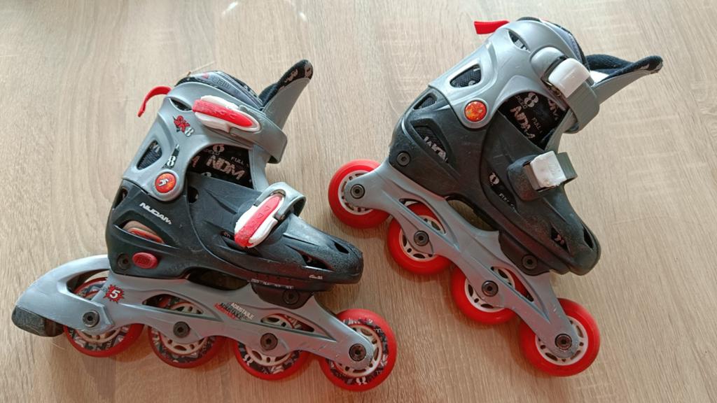 Nijdam skeelers, verstelbaar maat 30-33, Kinderen, Inline skates 4 wielen, Ophalen, Overige merken