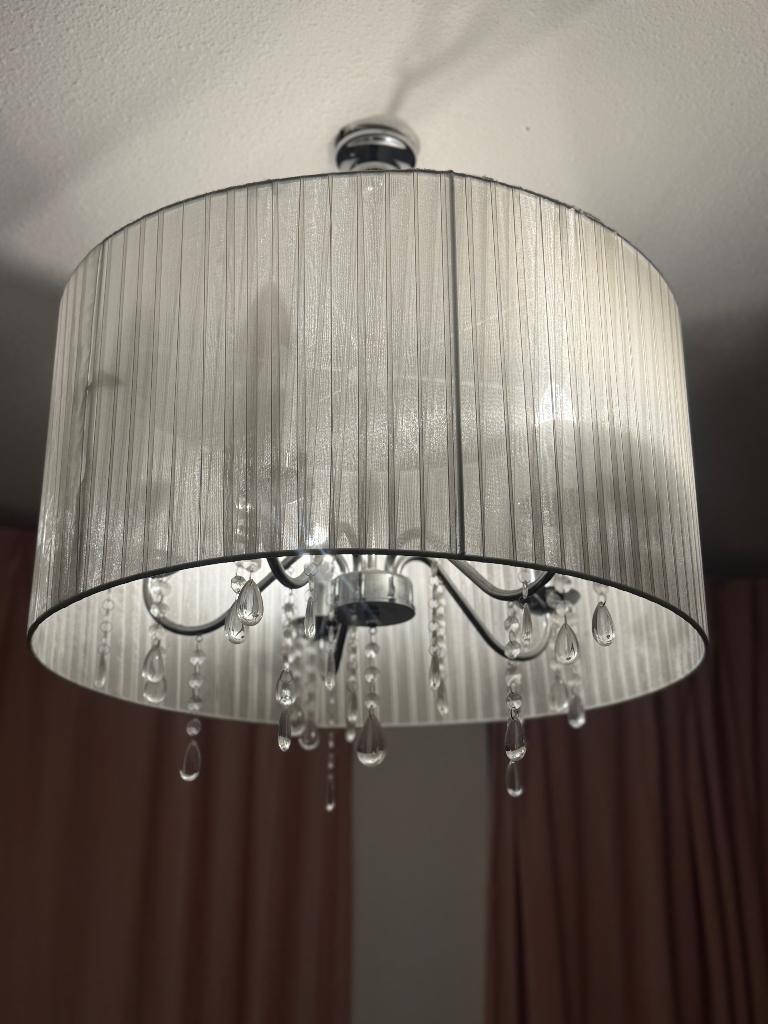 Slaapkamer lamp 60cm, Ophalen, Zo goed als nieuw, Stof, 50 tot 75 cm