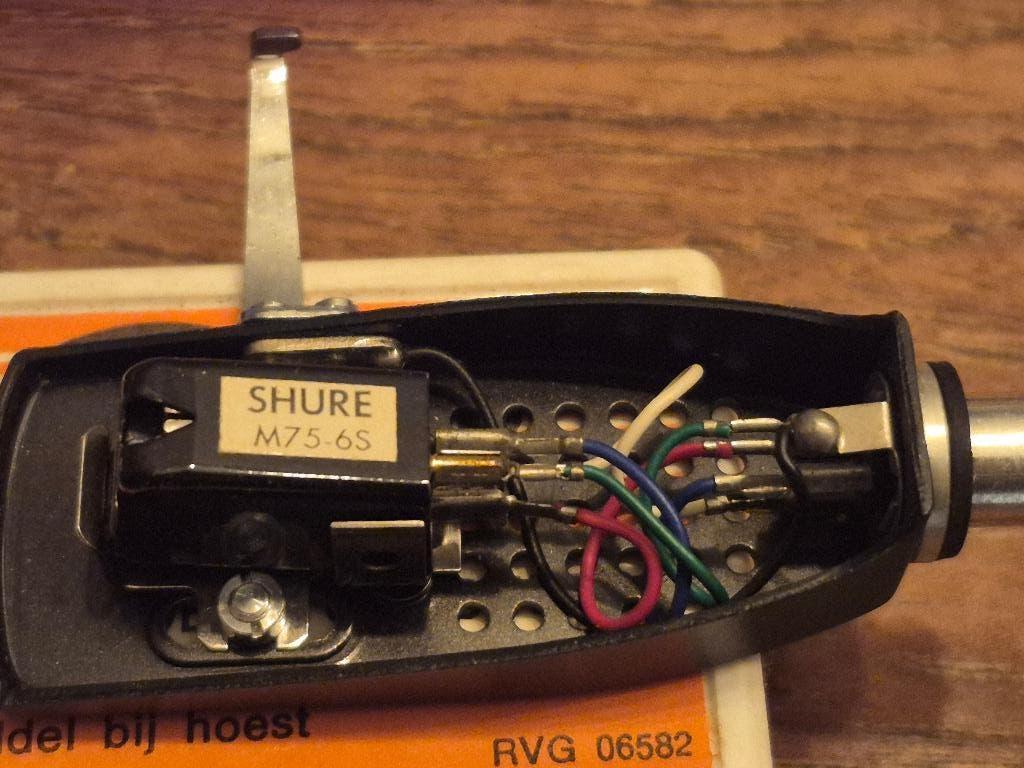 Shure M75-65  MM Stero cartridge met naald, Audio, Tv en Foto, Platenspelers, Ophalen, Gebruikt, Platenspeler-onderdeel, Overige merken