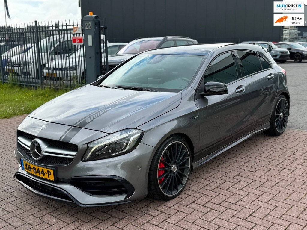 Mercedes-Benz A-klasse AMG 45 4MATIC 2016 381PK Pano Dealer, Automaat, Automatische klimaatregeling, Gebruikt, 4 cilinders