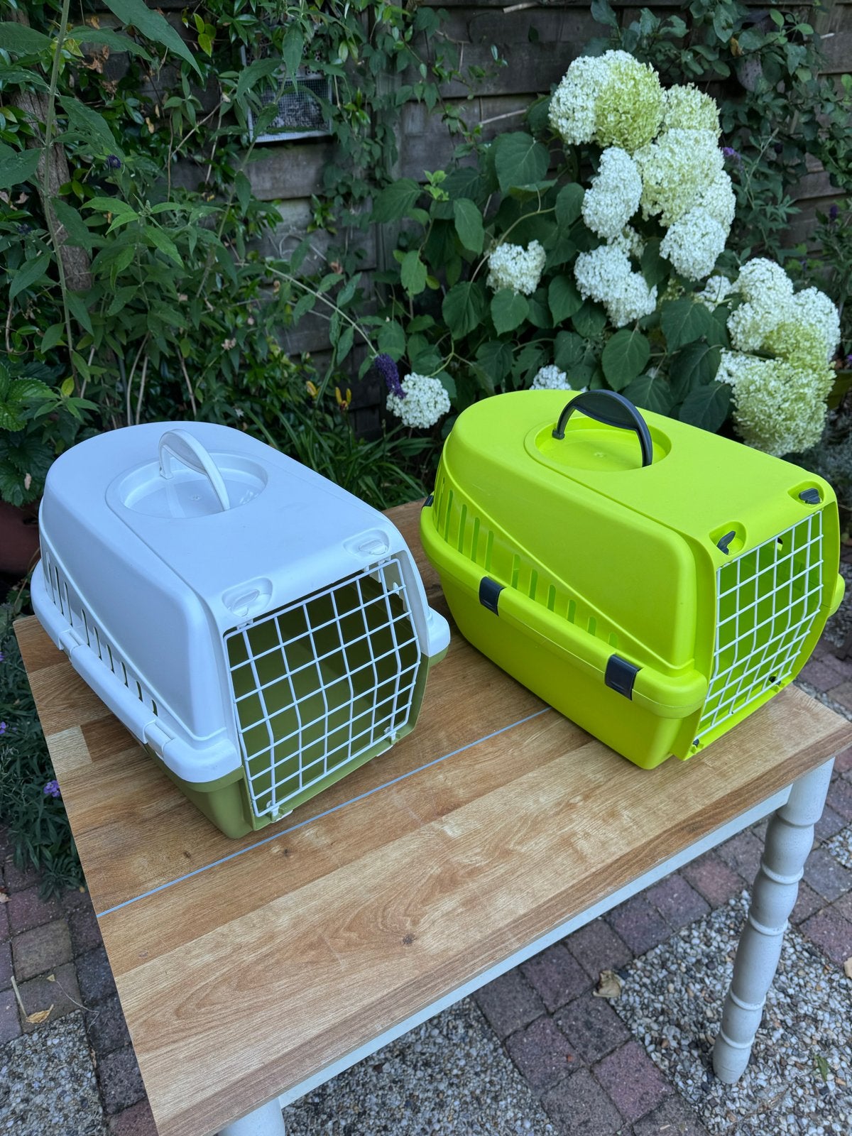 Twee transportboxen voor katten, merk Savic, per stuk, Ophalen, Zo goed als nieuw