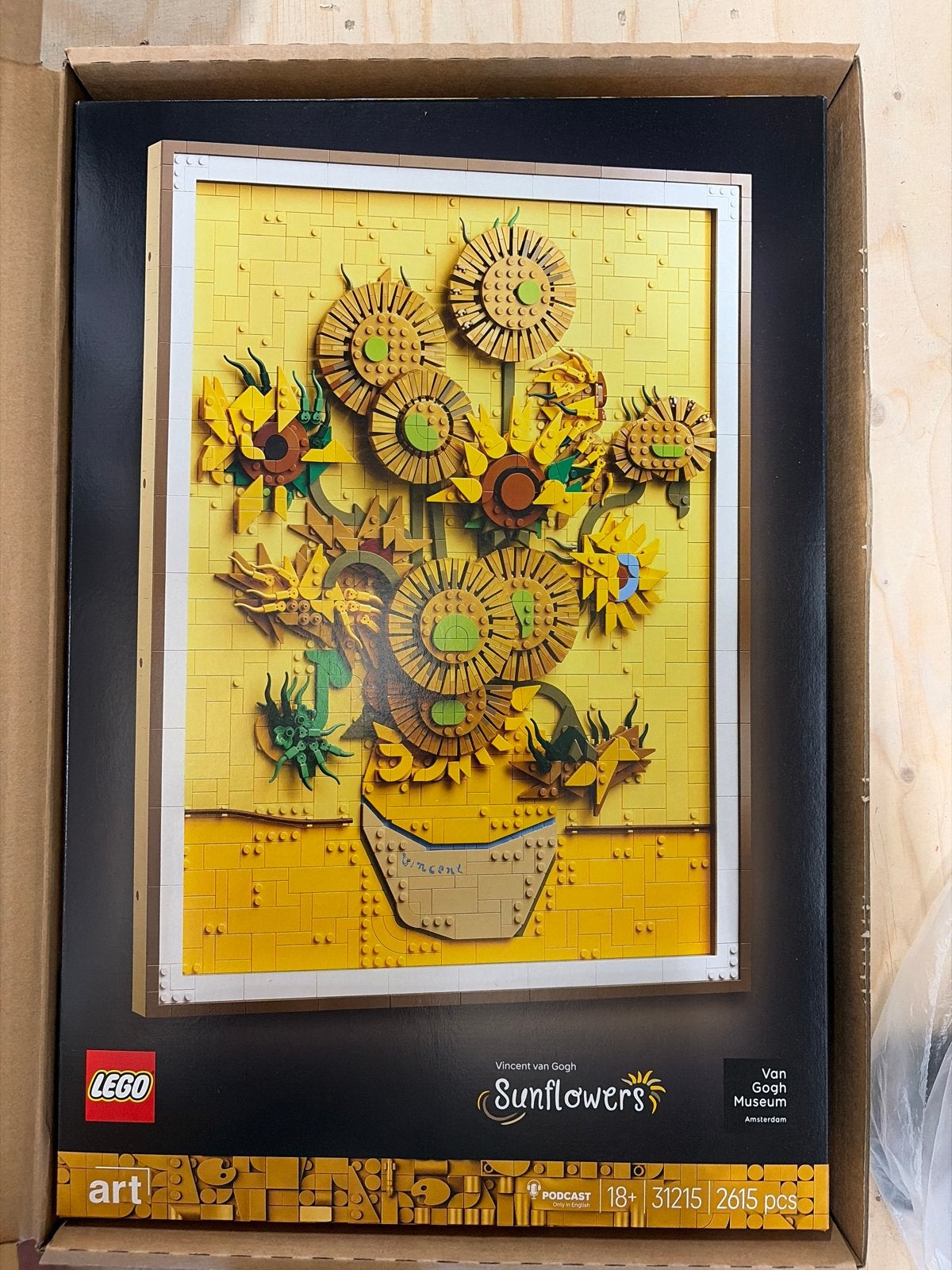 LEGO Art Vincent van Gogh - De Zonnebloemen (31215), Ophalen of Verzenden, Nieuw