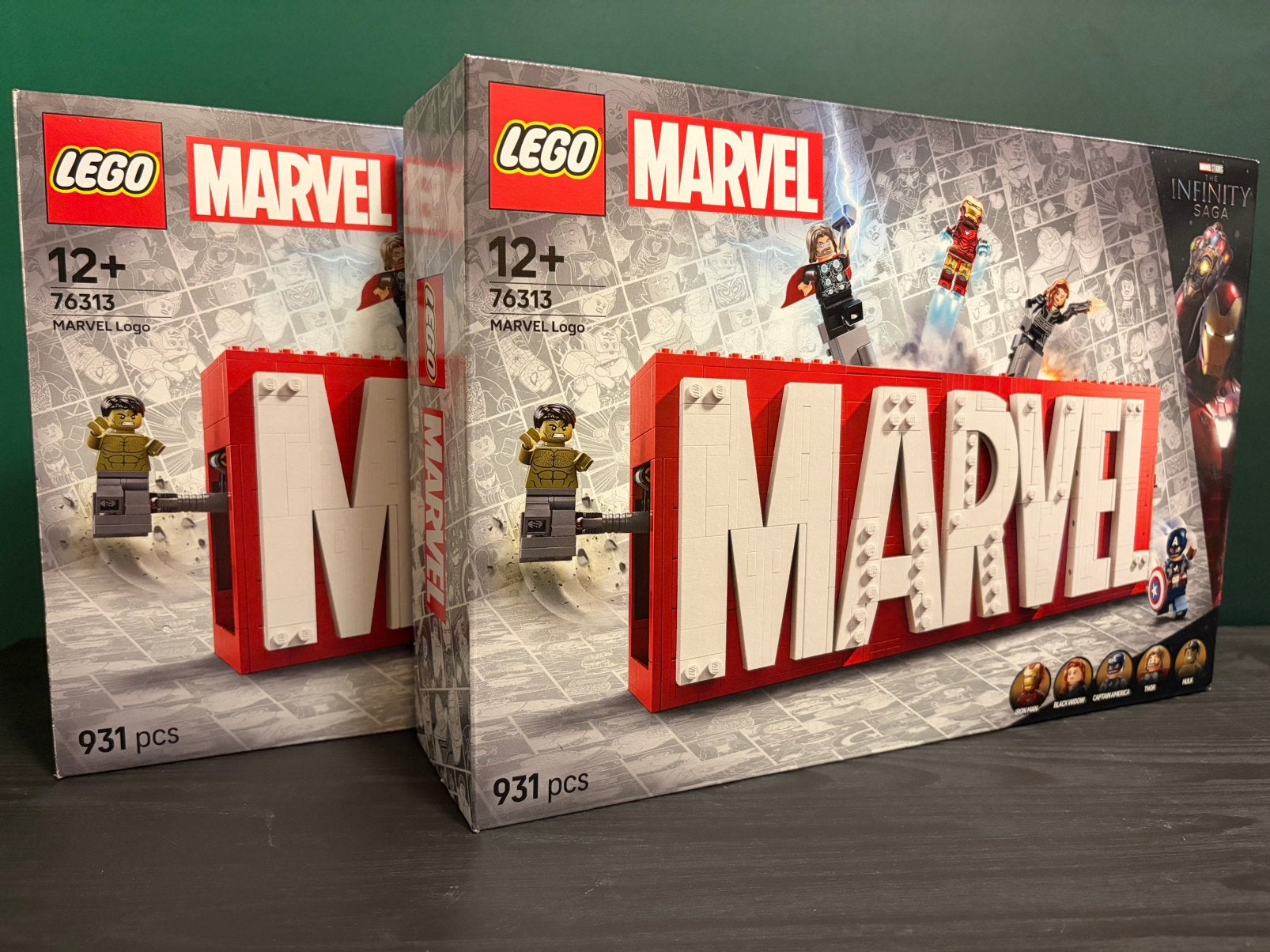 LEGO 76313 Marvel Logo Nieuw, Marvel, Lego, Nieuw, Ophalen of Verzenden