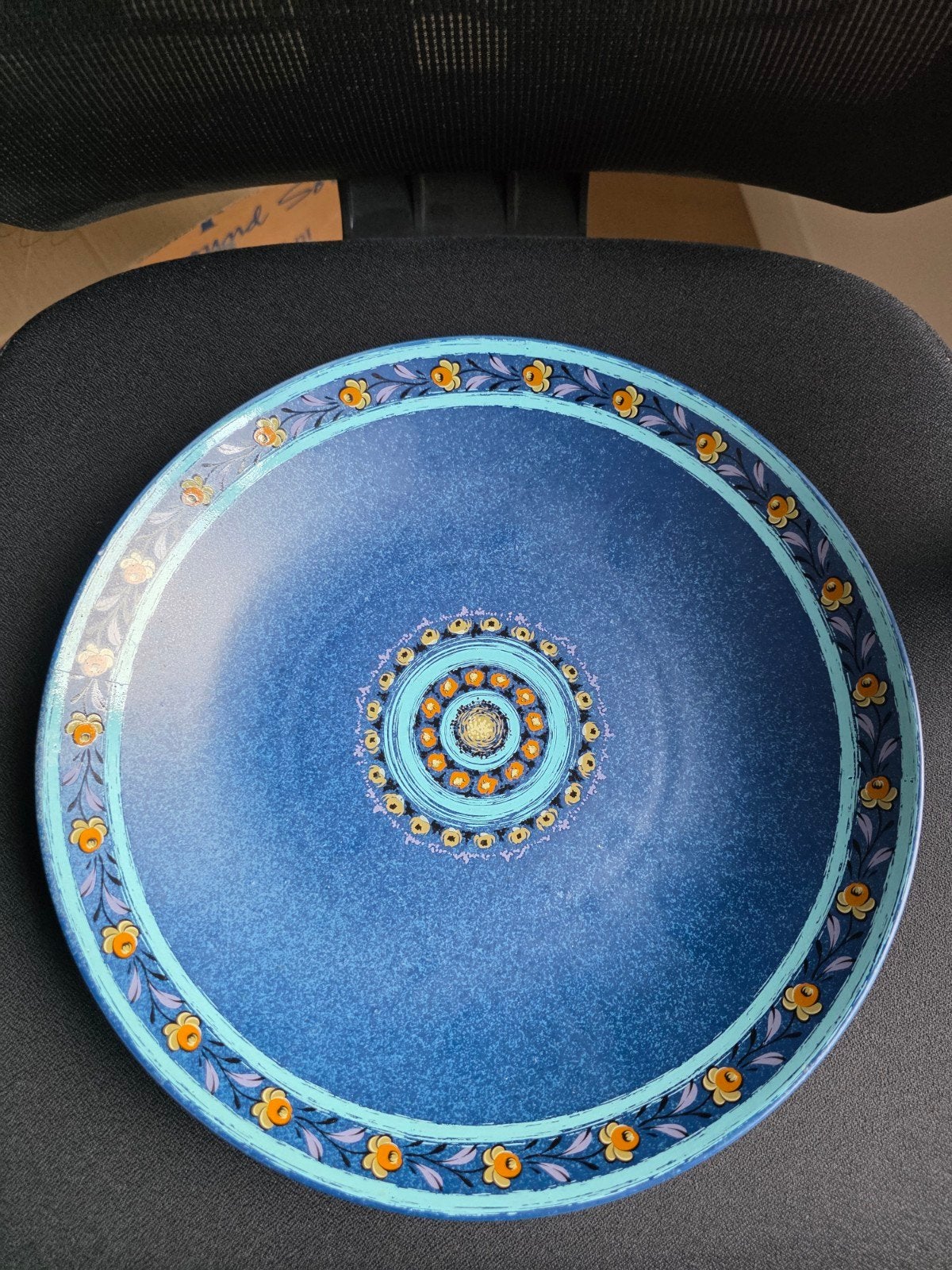 Winterling borden 4x - Blauw met bloemmotief, Gebruikt, Overige merken, Keramiek, Ophalen of Verzenden