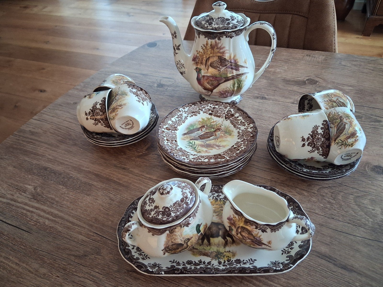 The Royal Worcester Palissy game oud Engels jachtservies, Overige merken, Ophalen of Verzenden, Zo goed als nieuw, Overige stijlen