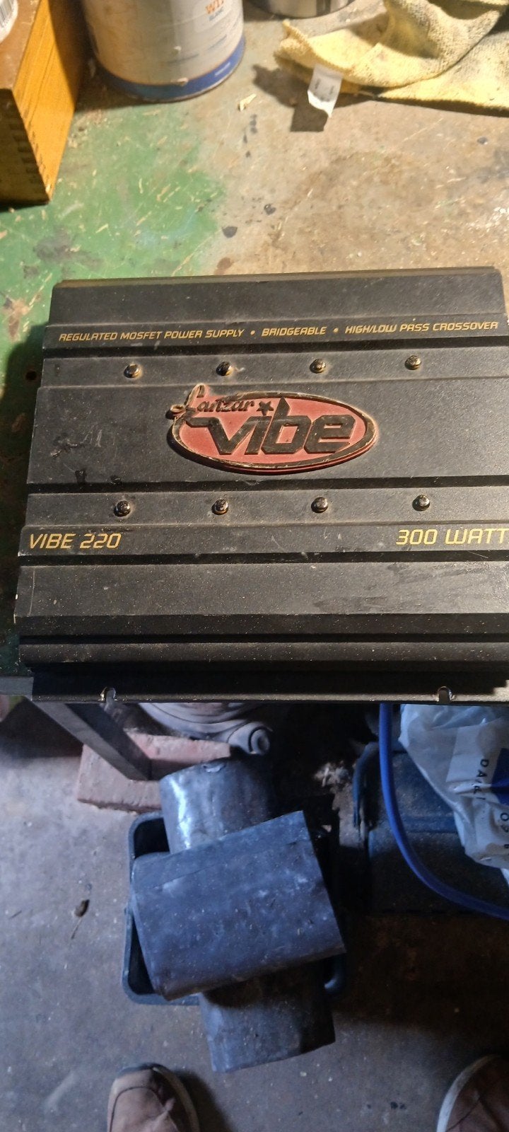 2 Versterkers (Pioneer, Lanzar Vibe) + Kenwood Subwoofer, Ophalen, Niet werkend, 120 watt of meer, Pioneer