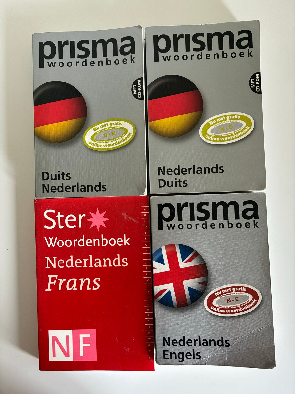 Woordenboeken: Duits, Engels, Frans (Prisma & Ster), Boeken, Ophalen of Verzenden, Gelezen, Prisma of Spectrum, Duits