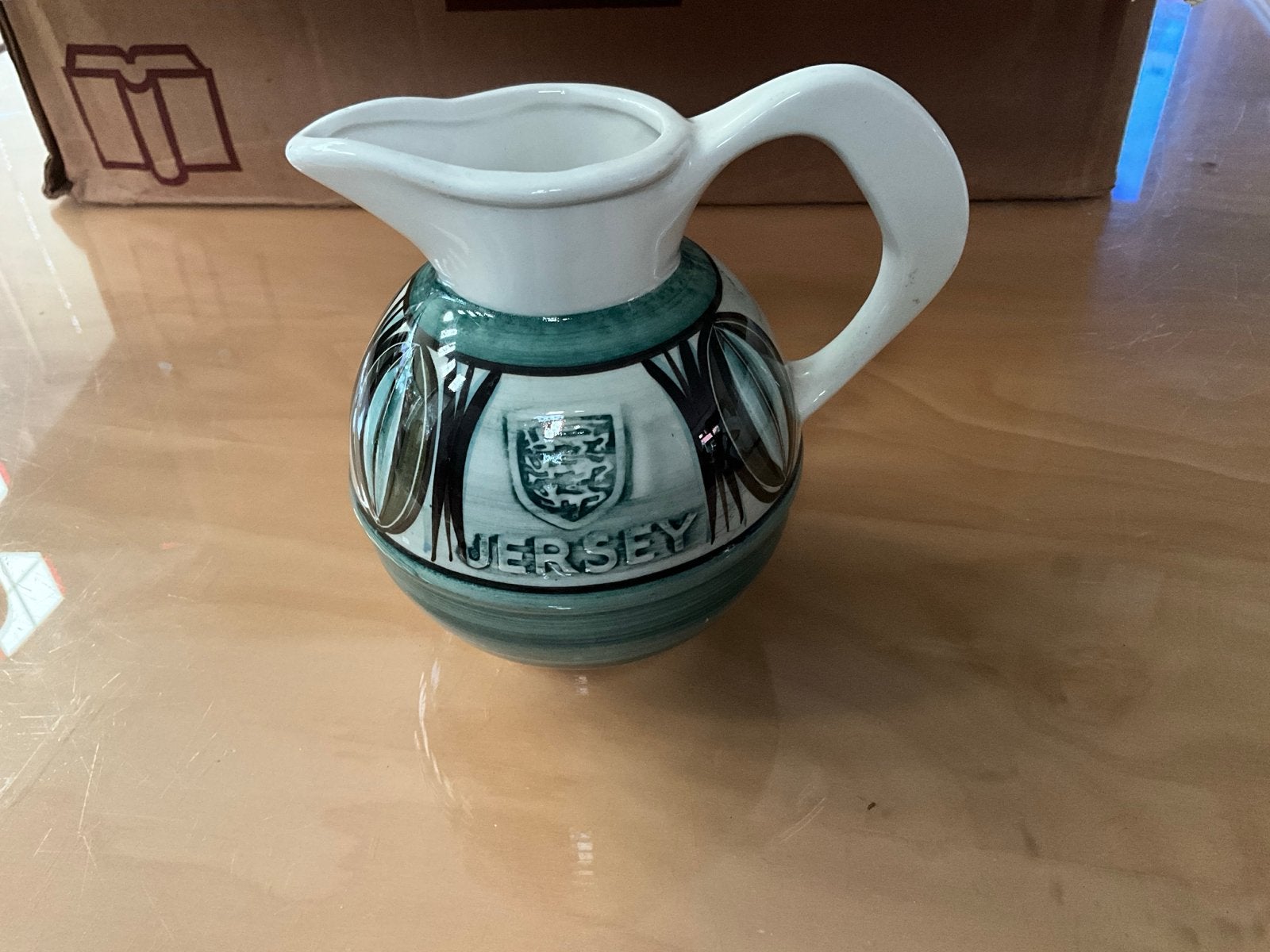 Vintage Jersey Pottery melkkan/roomkan, Ophalen of Verzenden