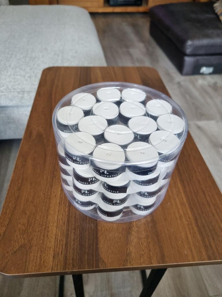 Witte Padel Gripjes - 60 Stuks - Padel Lifestyle, Ophalen of Verzenden, Nieuw, Padel-accessoire