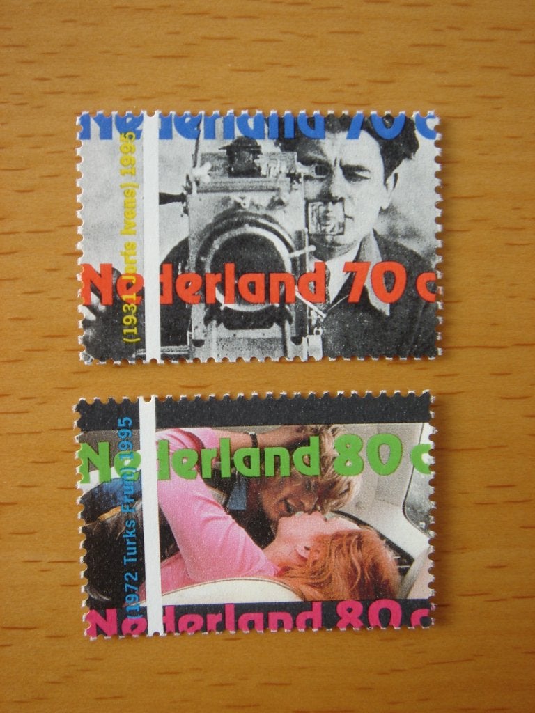 NVPH 1634 en 1635 Int. Jaar van de Film 2x, Ophalen of Verzenden, Na 1940, Postfris