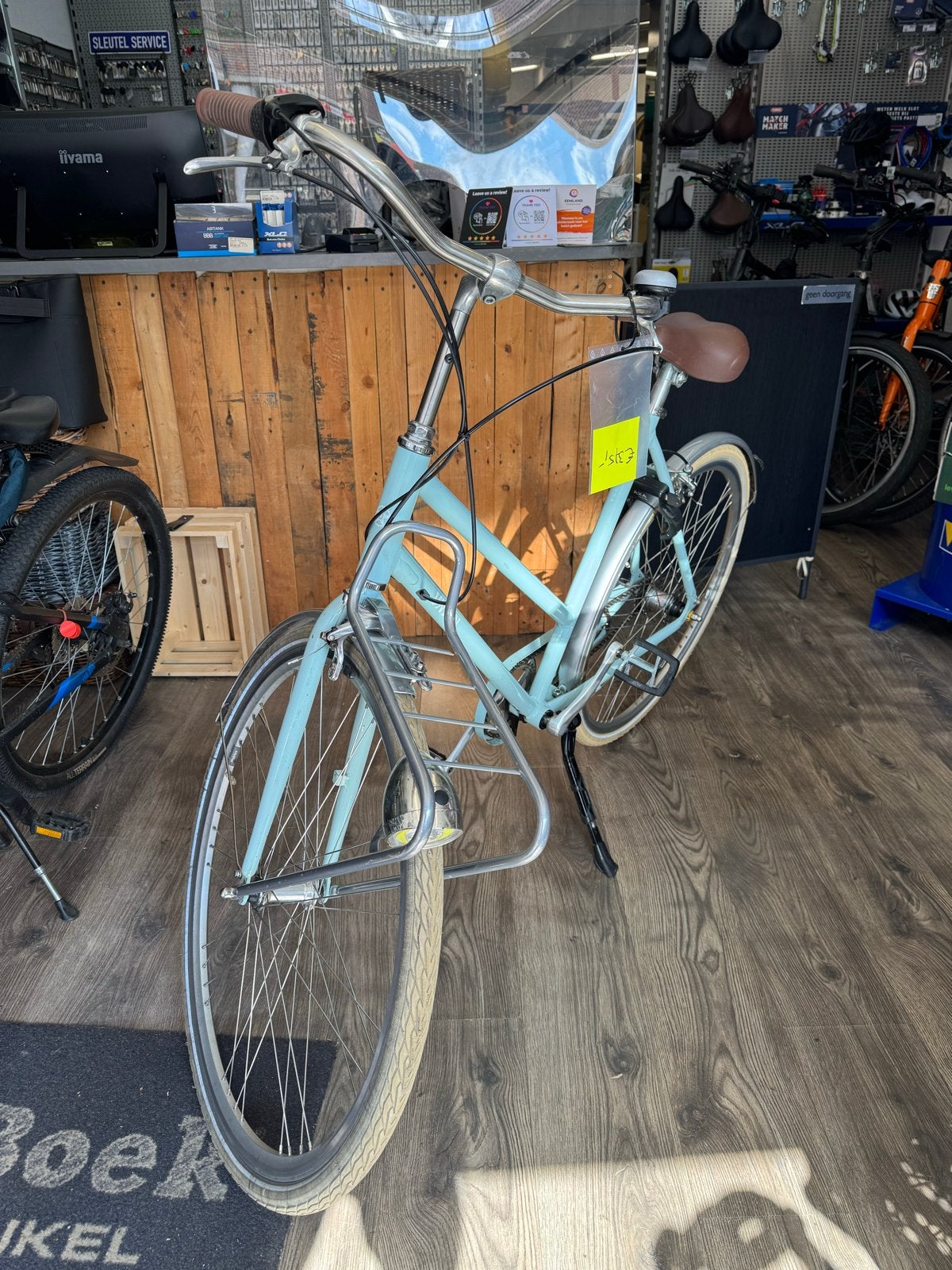 Union Flow Damesfiets 57cm - 3 Versnellingen & Handremmen, Fietsen en Brommers, Fietsen | Dames | Damesfietsen, Gebruikt, Velgrem