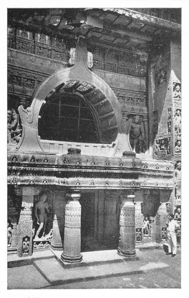381-471-027 Ajanta Cave 19, Verzenden, Voor 1920, Overig Europa