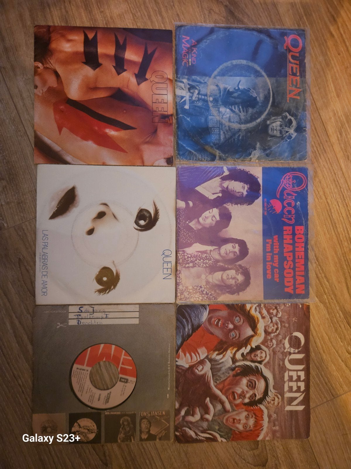Queen singles set - 6 stuks, Gebruikt, 7 inch, Rock en Metal, Overige typen